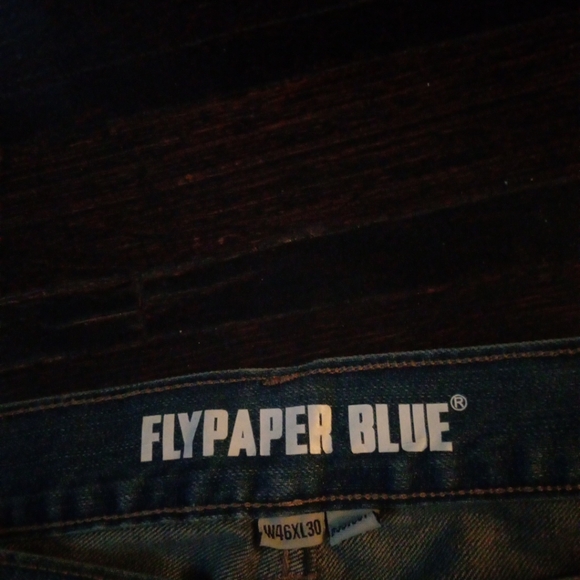 FlyPaper Blue Color Men Bootcut Jeans Size 46X30 Brand New Cozy Casual Outdoors - Picture 6 of 11